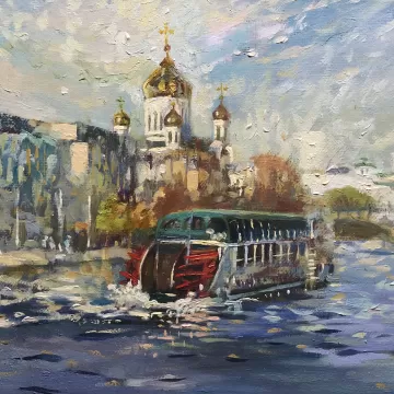 Холст, масло. 20*30